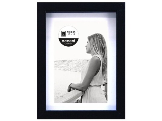 Nielsen Design 1134000 Billede Skifteramme Papirformat: 18 X 24 Cm Sort