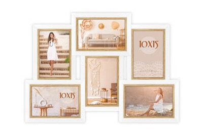 Zep Ayas 6Q Fotoramset Mdf Vit Vägg 10 X 15 Cm Liggande / Stående
