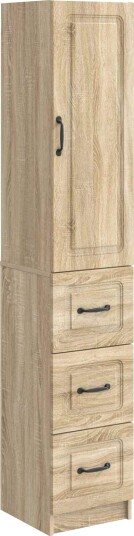 vidaXL Skapsett 2 pcs Sonoma eik 33 x 34,5 x 87 cm Konstruert tre vidaXL Skapsett 2 pcs Sonoma eik 33 x 34,5 x 87 cm Konstruert tre