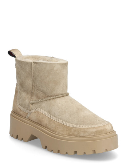 Tommy Hilfiger Real Shearling Pullon Snowboot - Beige - 41 Tommy Hilfiger Real Shearling Pullon Snowboot - Beige - 41