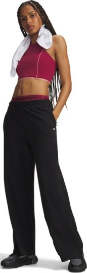 Under Armour Motion Wide Leg Bukser til Dame med Elastisk Midje - Svart - XS