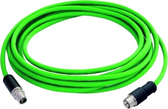 Telegärtner 100017372 0,5 M Cat6a Sf/Utp S-Ftp M12 M12 Grøn