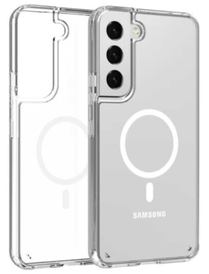 Samsung S22 Gjennomsiktig MagSafe Deksel Samsung S22 Gjennomsiktig MagSafe Deksel
