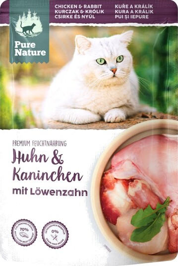 Pure Nature Våtfôr Feline & Kanin Kylling 12 X 85 G