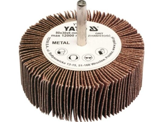 Yato Lamellesliper 80mm Kornstørrelse 40 Elektroverktøy Tilbehør YT-83371