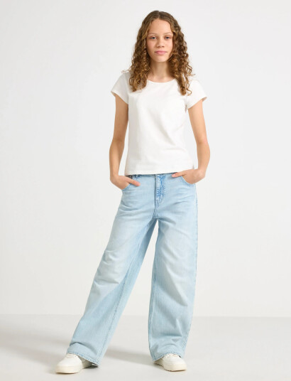 Lindex Trousers Denim Vega Blue Blue 140