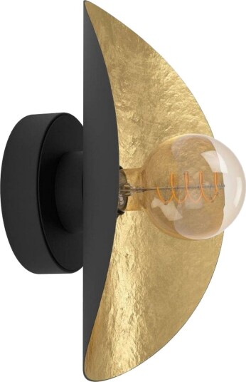 Vegglampe Eglo Saceda Svart/Gull -