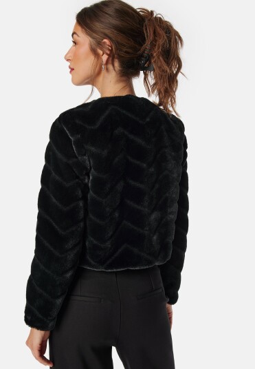 Chiara Forthi Diva Party Faux Fur Black 40