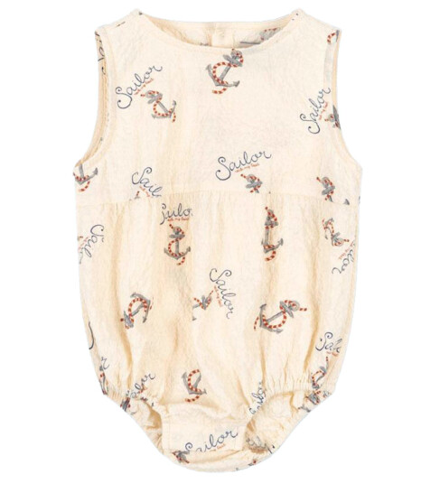 Konges Sløjd Rock My Boat Elliot Romper Gots 6 mdr