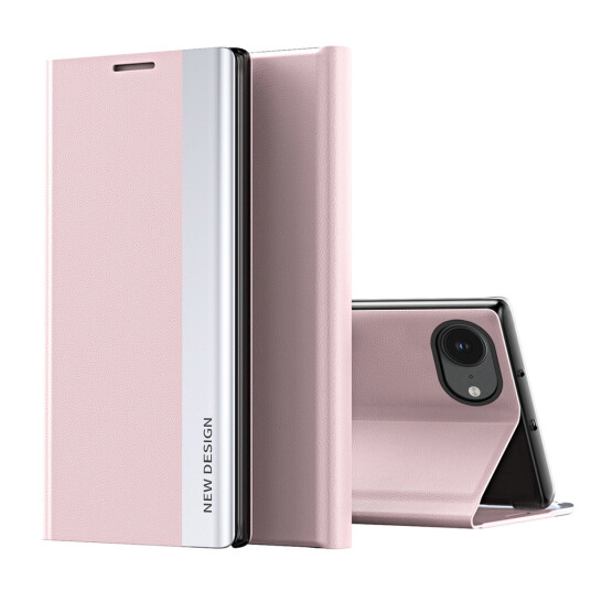 Hurtel Sleep Pro Flipdeksel for iPhone 16e Rosa