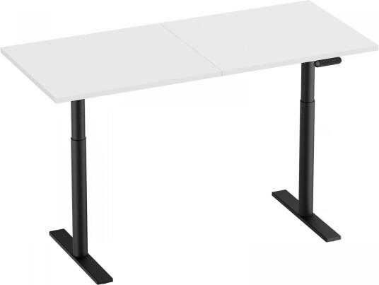 Maxmount Premium Skrivebord Hev Og Senkbart 1600x700mm Elektrisk - Svart/hvit