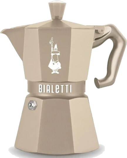 Bialetti Moka 3 Exclusive Induction   Beige   130ML/3CUPS