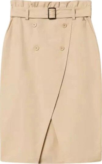 Twinset Dame Skjørt Beige L,