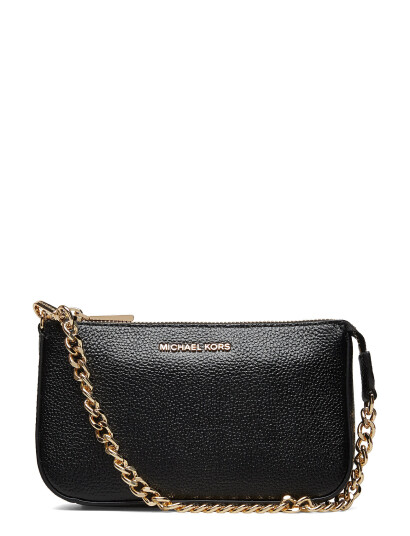 Michael Kors Md Chain Pouchette Black ONE SIZE Michael Kors Md Chain Pouchette Black ONE SIZE