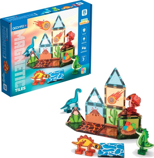 Geomag Magnetisk Byggesett Dino World 25 Deler