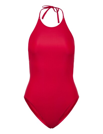 Filippa K Strap Swimsuit Red M