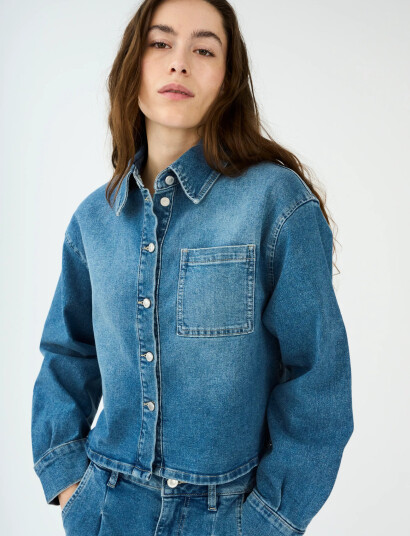 IVY Copenhagen Ivy-Heaven Denim Shirt Wash Tribeca - Blue - 38 IVY Copenhagen Ivy-Heaven Denim Shirt Wash Tribeca - Blue - 38