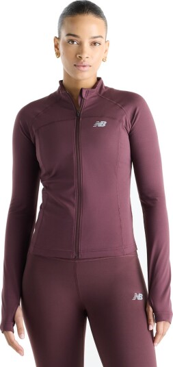 New Balance Harmony Fitted Full Zip Rød S