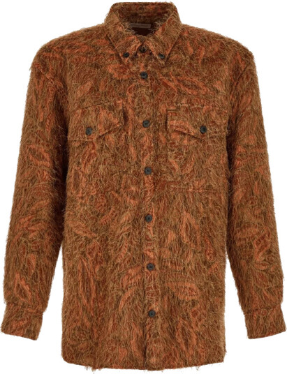 Dries Van Noten Herre Skjorter Oransje M,