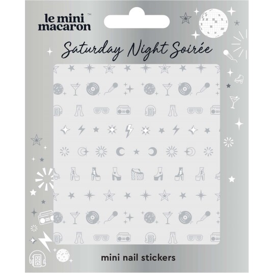 Le Mini Macaron Nail Art Stickers Saturday Night Soirée Le Mini Macaron Nail Art Stickers Saturday Night Soirée