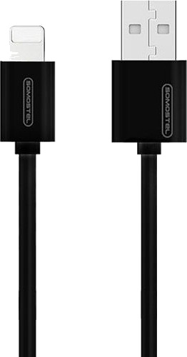 Usb-Kabel Somostel Usb-A – Lightning, 1,2 M, Svart (27231)