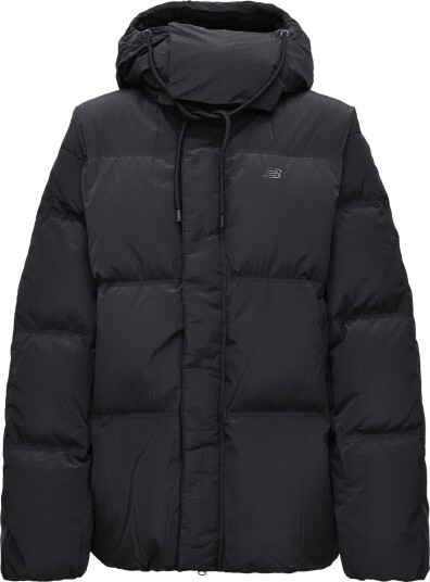 New Balance Premium Puffer Jacket BLACK M New Balance Premium Puffer Jacket BLACK M