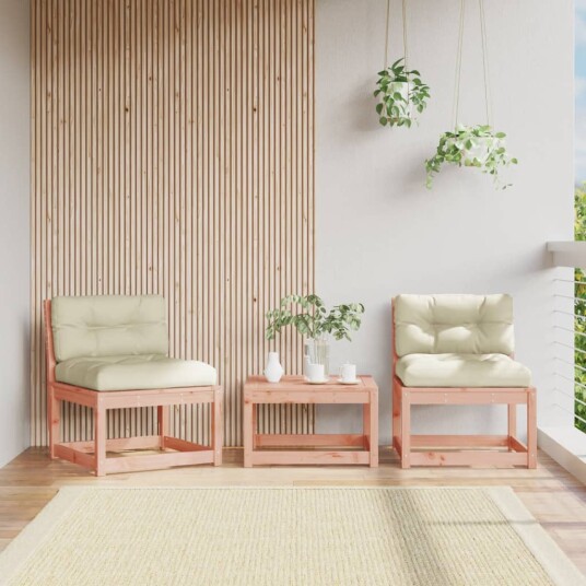 Hagesofaer med puter 2 stk heltre douglasgran 844707 Hagesofaer med puter 2 stk heltre douglasgran 844707