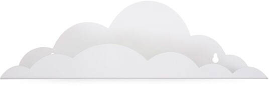 CHILDHOME Skyformet hylle metall hvit WSCLW