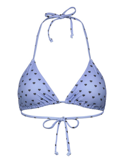 Rosemunde Triangle Bikini Top - Blue - L