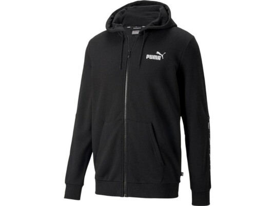 Herrebluse Puma Ess+ Tape Hettegenser Med Full Glidelås Tr Svart 848768 01 (M) Herrebluse Puma Ess+ Tape Hettegenser Med Full Glidelås Tr Svart 848768 01 (M)