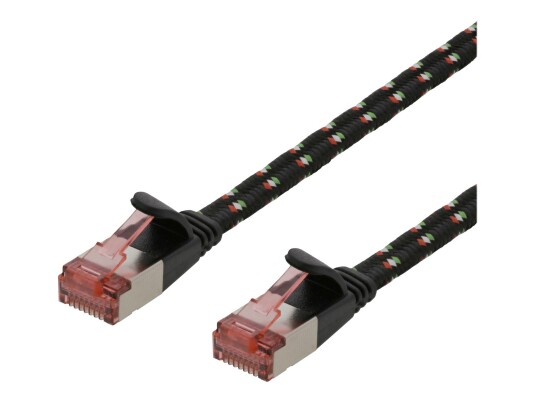 Deltaco Koblingskabel RJ-45 Cat 6a 1.5 m U/UTP Svart Deltaco Koblingskabel RJ-45 Cat 6a 1.5 m U/UTP Svart