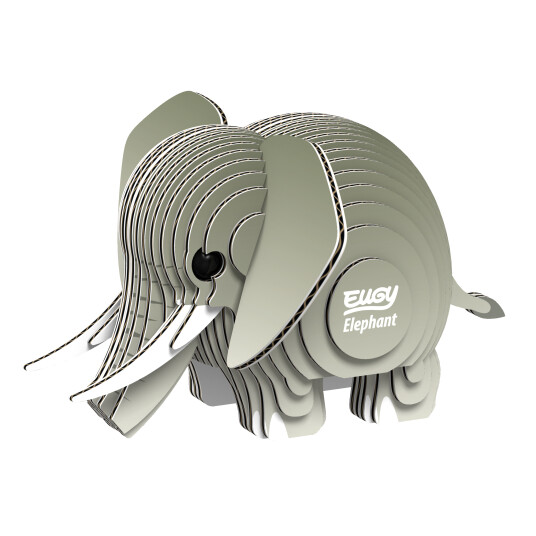EUGY Dodoland Eco Bygg-Din-Egen 3D Modell Elefant EUGY Dodoland Eco Bygg-Din-Egen 3D Modell Elefant