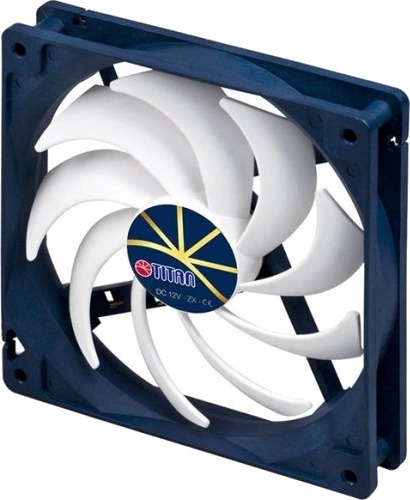 Titan Tfd-14025H12zp/Ke Rb Vifte 14cm 180 Rpm 1800 Rpm Blå Hvit Titan Tfd-14025H12zp/Ke Rb Vifte 14cm 180 Rpm 1800 Rpm Blå Hvit