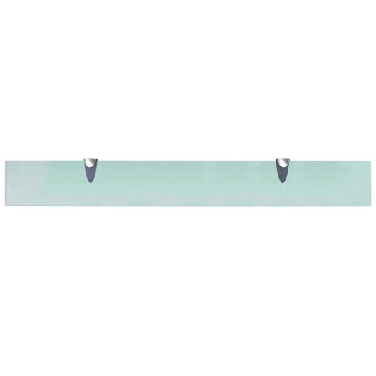vidaXL Flytende hylle glass 80x10 cm 8 mm