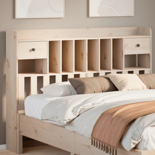 Hodegavl med oppbevaring 150 cm heltre furu 8721158371355
