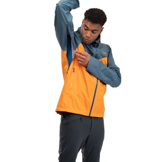Bergans Of Norway Skar Light 3l Shell Jacket Herre Cloudberry Yellow/Orion Blue XL Bergans Of Norway Skar Light 3l Shell Jacket Herre Cloudberry Yellow/Orion Blue XL