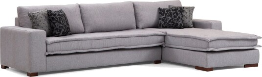 Mamerto Sofa m. Divan 4 seters   Lysegrå
