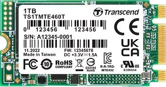 Transcend MTE460T SSD 256GB M.2 TS256GMTE460T