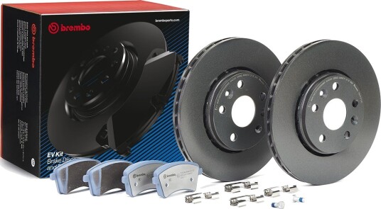 BREMBO KT 08 033 Bremseskiver og -klosser