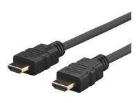 Vivolink Pro HDMI-kabel 2m med Ethernet 4K, Svart Vivolink Pro HDMI-kabel 2m med Ethernet 4K, Svart