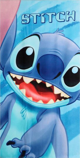 Disney Stitch Strandhåndkle Blå