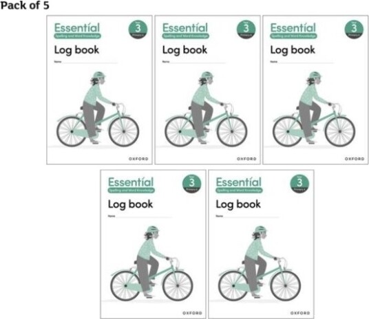 Essential Spelling and Word Knowledge: Year 3 Log Book Pack of 5