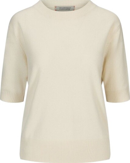 Henderson Angelina elbow t shirt cashmere XS hvit dame
