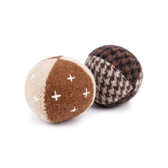 Gaia Upcycled Wool Katteleke Mini Baller 2 Pk Gaia Upcycled Wool Katteleke Mini Baller 2 Pk