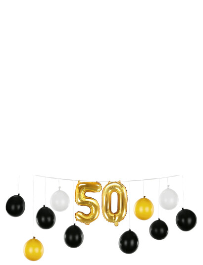 IPK Diy Balloon Garland 50 Years Black 0