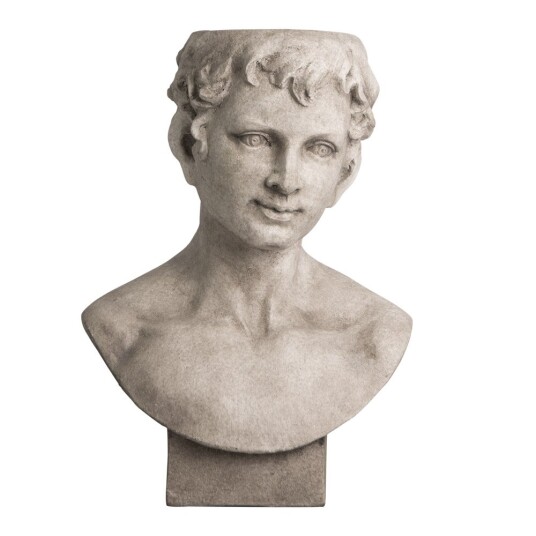 Byon Statue krukke byste 30x41 cm grå