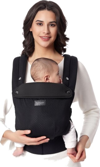 Momcozy Newborn To Toddler Air Mesh Soft Structured Carrier Black Momcozy Newborn To Toddler Air Mesh Soft Structured Carrier Black