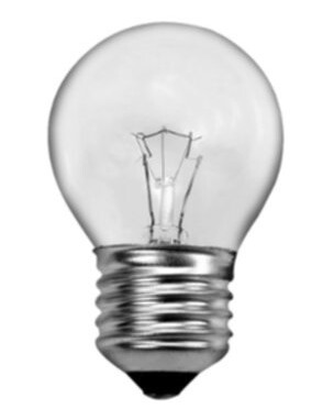 Osram E27 Glødepære Krone/Illum Klar 25W 2700K