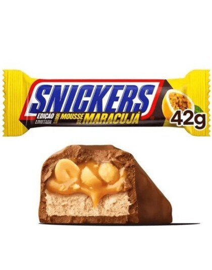 Snickers Maracuya Bar   Snickers med Pasjonsfruktsmak 42 gram