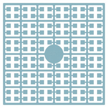 Pixelhobby Midi perler 470 Himmelblå 2x2mm 140 piksler